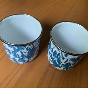 The Golden Rabbit Enamel Cups